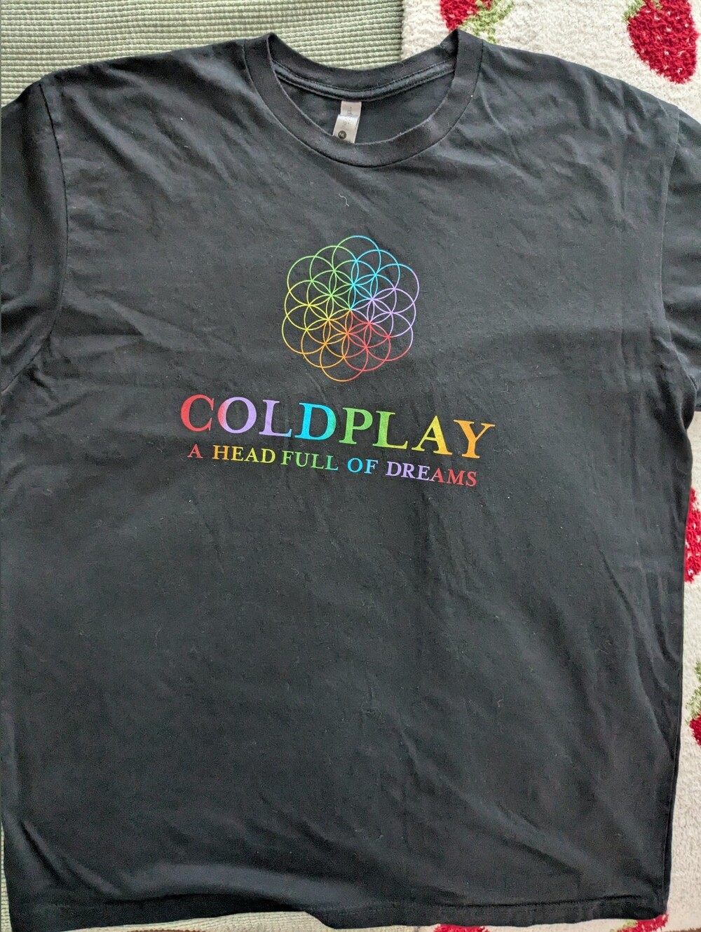 Coldplay concert tour T-shirt  A Head Full of Dreams Tour 2016 2017